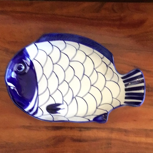 Dansk Dining Dansk Hand Painted Fish Platter Poshmark